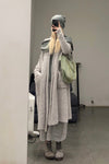 Daniel Andresen Knit Skirt Collection Handmade in Belgium DA-CARDINAL-HUI 1 Virgin wool Grey PDA7